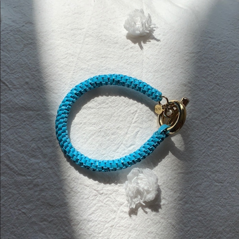 nOir Woven Rope Bracelet